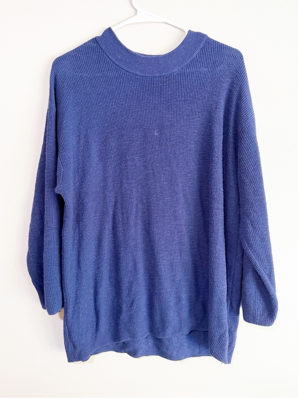 Free people beach malibu surf sweater blue size small